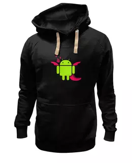 Заказать женскую толстовку в Москве. Женская толстовка Android от Yaroslava - готовые дизайны и нанесение принтов.