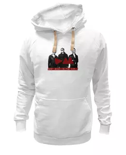 Заказать женскую толстовку в Москве. Женская толстовка Depeche Mode Band от Black Pimpf - готовые дизайны и нанесение принтов.