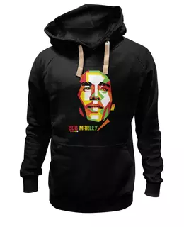 Заказать женскую толстовку в Москве. Женская толстовка Bob Marley от Анастасия - готовые дизайны и нанесение принтов.