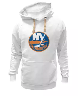 Заказать женскую толстовку в Москве. Женская толстовка New York Islanders от BURNSHIRTS - готовые дизайны и нанесение принтов.