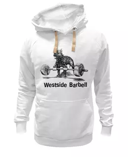 Заказать женскую толстовку в Москве. Женская толстовка Westside Barbell Hoodie от BigBrother - готовые дизайны и нанесение принтов.