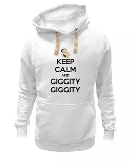 Заказать женскую толстовку в Москве. Женская толстовка Keep Calm and Giggity от coolmag - готовые дизайны и нанесение принтов.