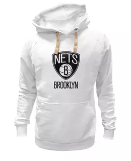 Заказать женскую толстовку в Москве. Женская толстовка Brooklyn Nets от BURNSHIRTS - готовые дизайны и нанесение принтов.