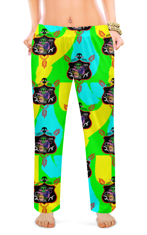 printio женские пижамные штаны кошки креатив Printio Женские пижамные штаны Авторский стиль