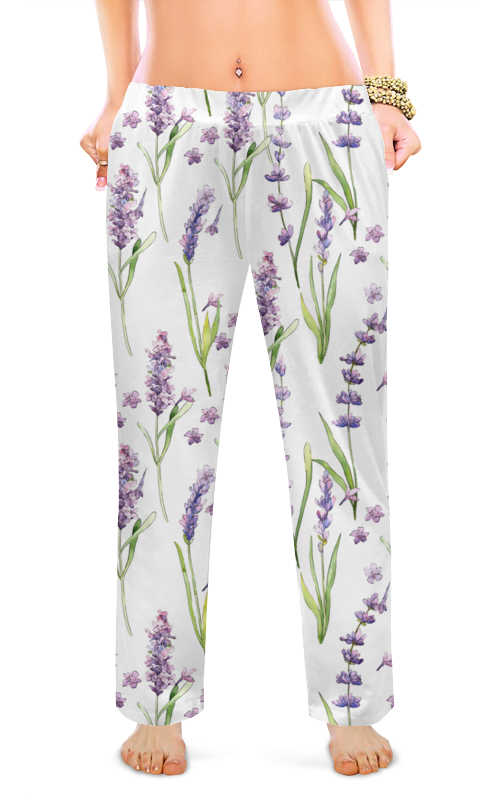 цена Printio Женские пижамные штаны Пижамные штаны лавандовые сны