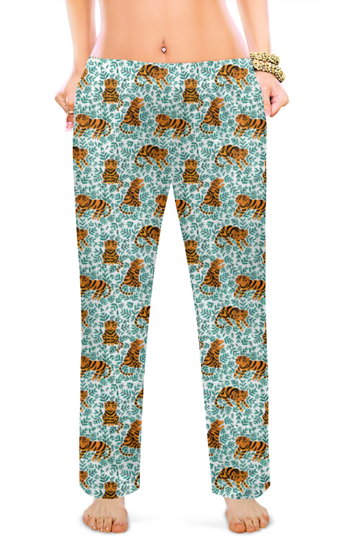 Printio Женские пижамные штаны Тигрята printio женские пижамные штаны тигрята