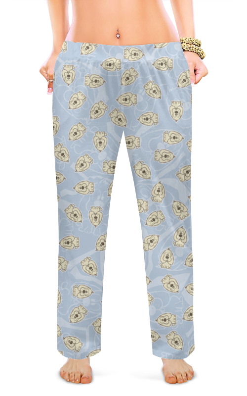Printio Женские пижамные штаны Собачки printio женские пижамные штаны милые собачки