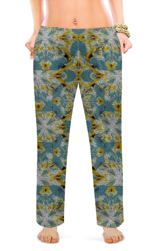 Printio Женские пижамные штаны Поле кристальных роз printio женские пижамные штаны геометрический орнамент