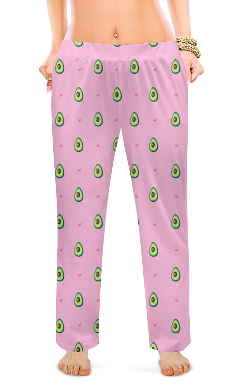 Printio Женские пижамные штаны Авокадо printio женские пижамные штаны печеньки