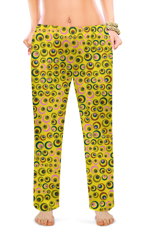Printio Женские пижамные штаны Круги printio женские пижамные штаны цветные круги