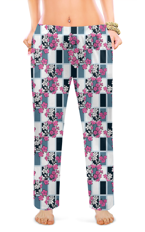 Printio Женские пижамные штаны Сакура printio женские пижамные штаны сакура