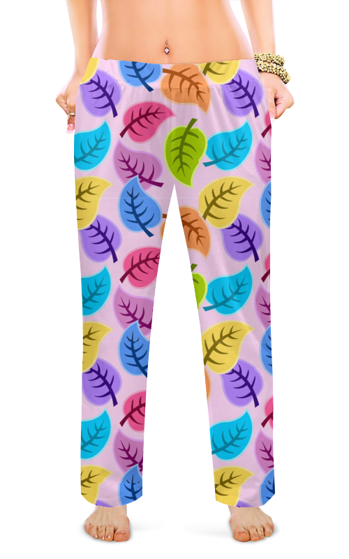 Printio Женские пижамные штаны Веселый листопад printio женские пижамные штаны осенний листопад