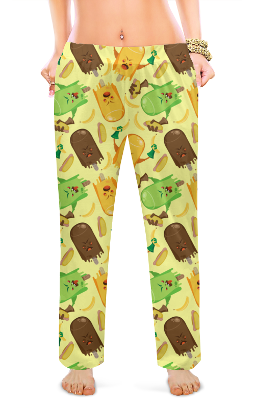 Printio Женские пижамные штаны Злобные мороженки printio флаг 150×100 см злобные мороженки