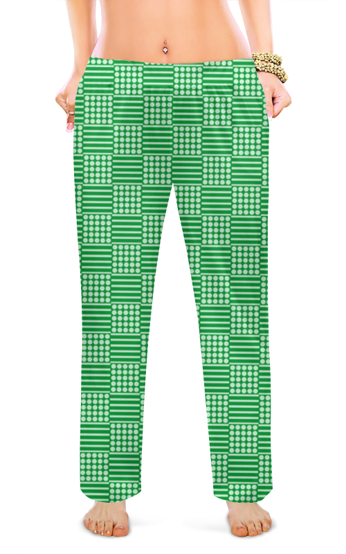 цена Printio Женские пижамные штаны Горох и линия