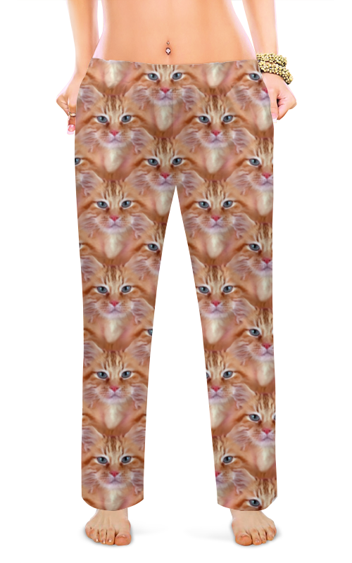 Printio Женские пижамные штаны Кошечки printio женские пижамные штаны кошечки