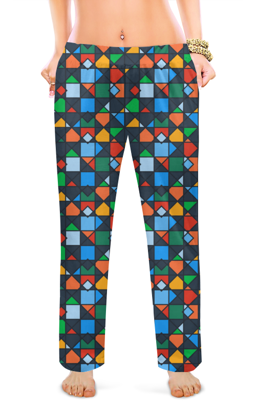 Printio Женские пижамные штаны Пиксели