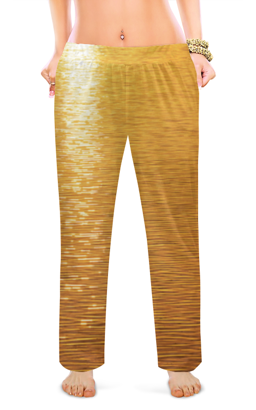 Printio Женские пижамные штаны Закат на озере цена и фото