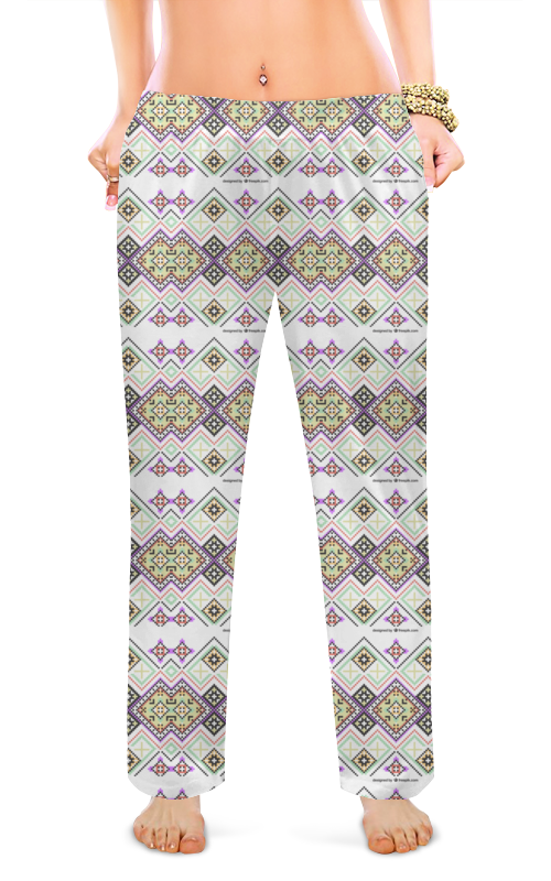 Printio Женские пижамные штаны Новый год
