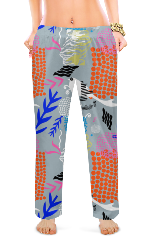 printio женские пижамные штаны кошки креатив Printio Женские пижамные штаны Авторский стиль