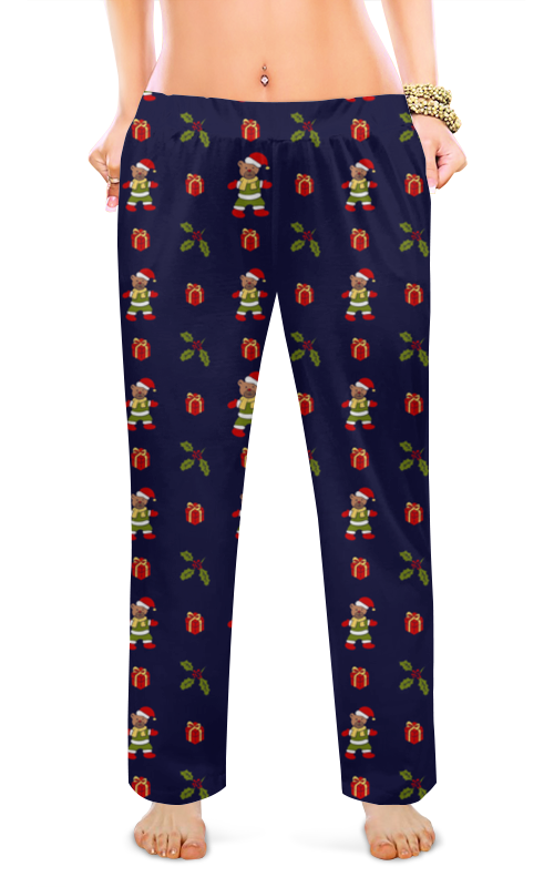 Printio Женские пижамные штаны Рождественский сон printio мужские пижамные штаны спокойный сон