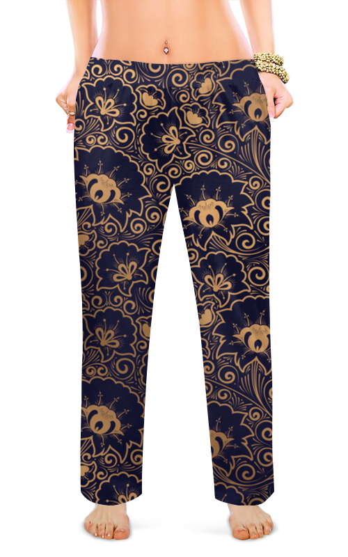 printio женские пижамные штаны дивные узоры Printio Женские пижамные штаны Дивные узоры