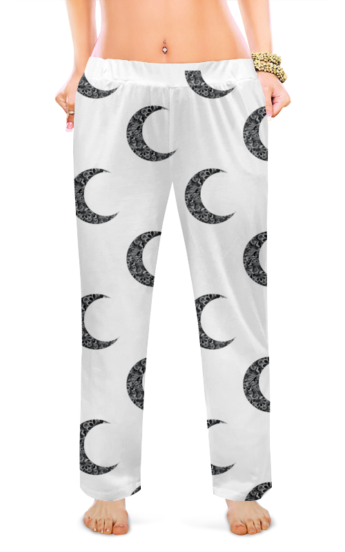 Printio Женские пижамные штаны Штаны moon print