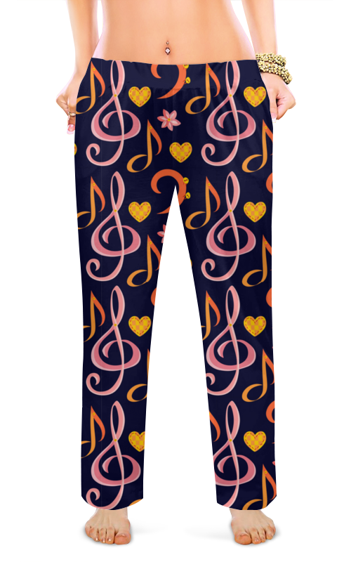 Printio Женские пижамные штаны Музыка