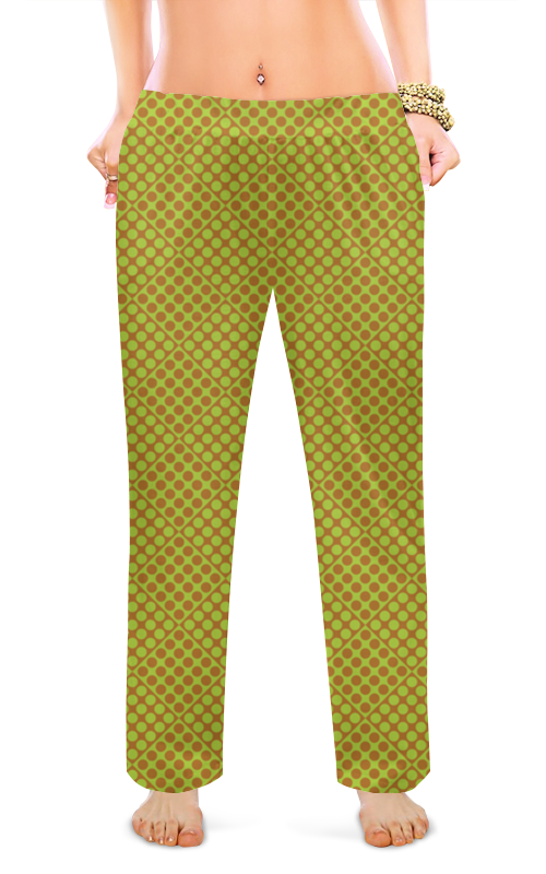 Printio Женские пижамные штаны Горох в квадрате
