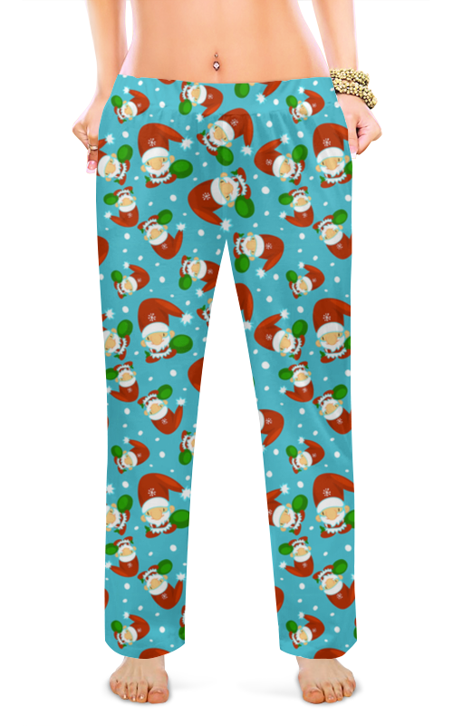 Printio Женские пижамные штаны Рождественский сон