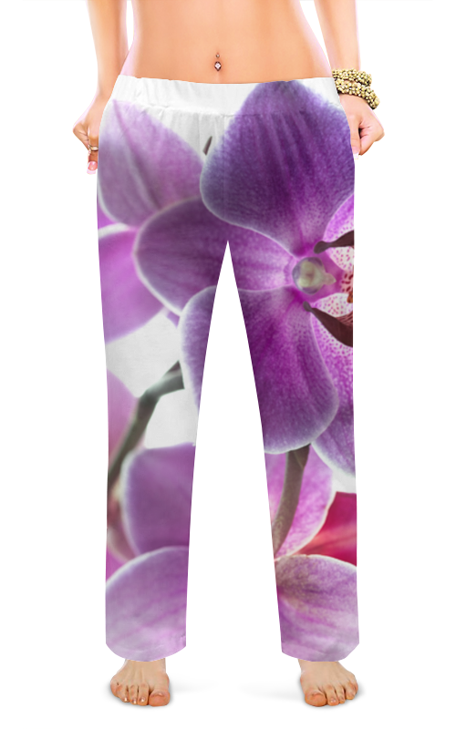 Printio Женские пижамные штаны Орхидея