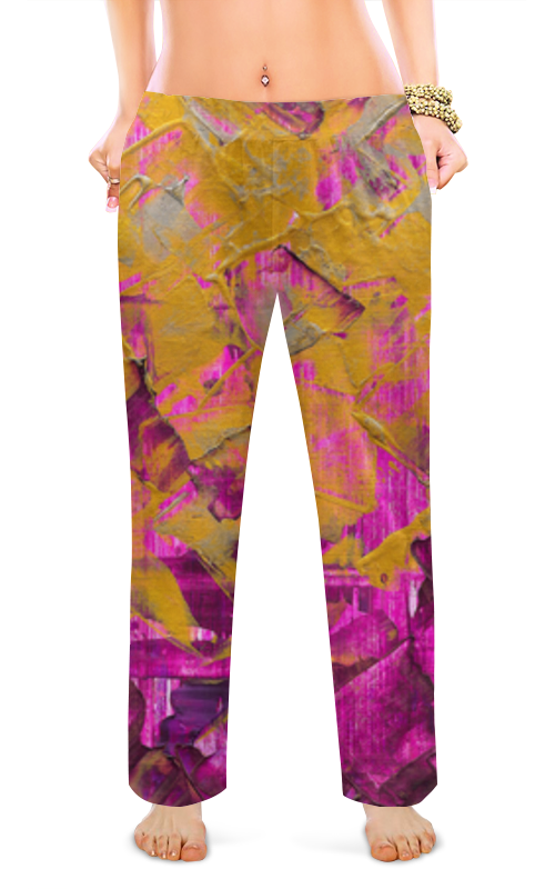Printio Женские пижамные штаны Абстракция printio женские пижамные штаны цветная абстракция