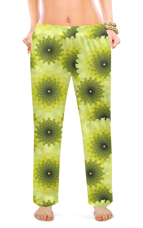 Printio Женские пижамные штаны Астры printio женские пижамные штаны цветочный ковер