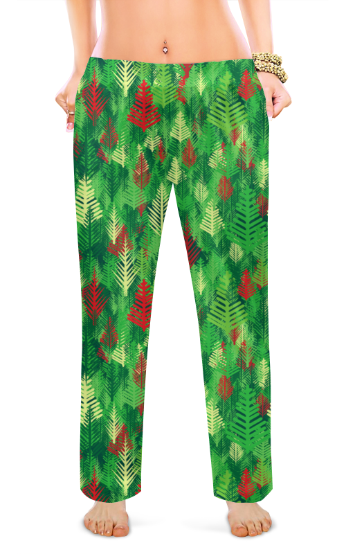 Printio Женские пижамные штаны Яркие абстрактные деревья printio женские пижамные штаны осенний лес