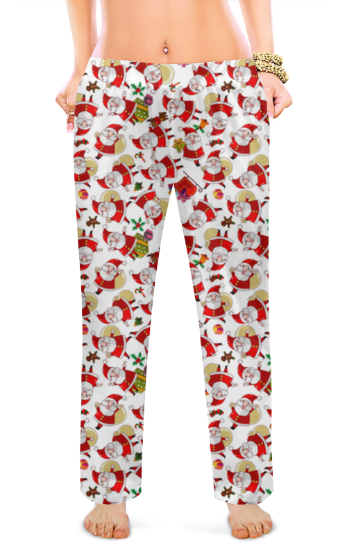 Printio Женские пижамные штаны Дед мороз printio мужские пижамные штаны дед мороз