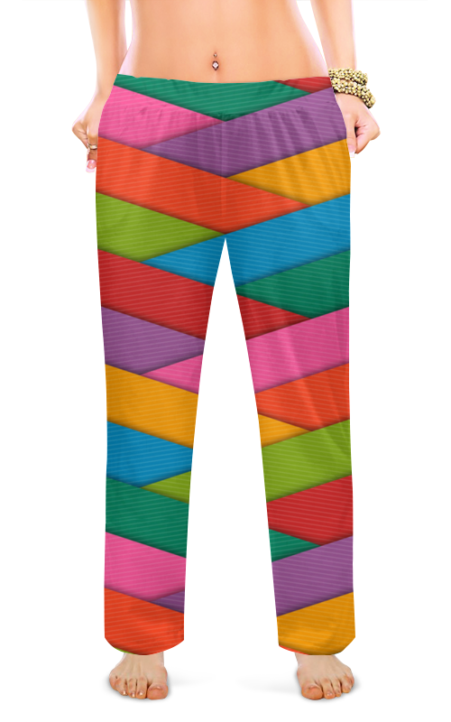 Printio Женские пижамные штаны Узорчик силиконовый чехол на oppo k10 узорчик для оппо к10