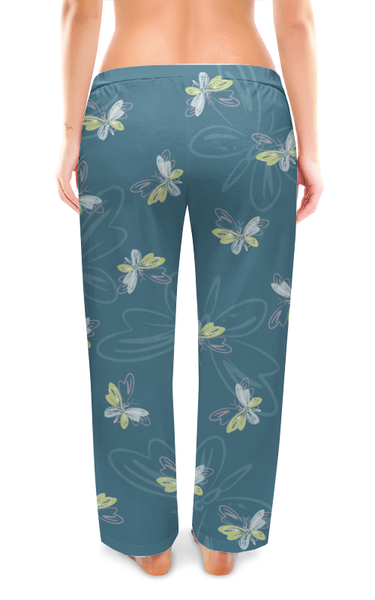 Заказать пижаму в Москве. Женские пижамные штаны Бабочки от valezar - готовые дизайны и нанесение принтов.