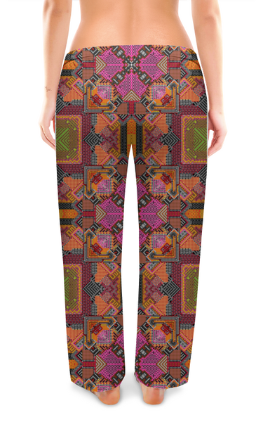 Заказать пижаму в Москве. Женские пижамные штаны Удовольствие от Vadim Koval - готовые дизайны и нанесение принтов.