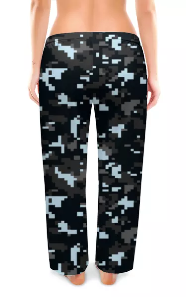 Заказать пижаму в Москве. Женские пижамные штаны Камуфляж от oneredfoxstore@gmail.com - готовые дизайны и нанесение принтов.