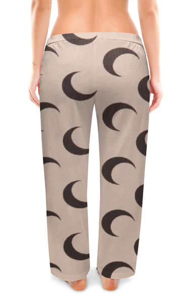 Заказать пижаму в Москве. Женские пижамные штаны Штаны "Moon print" от Re  Tyan - готовые дизайны и нанесение принтов.