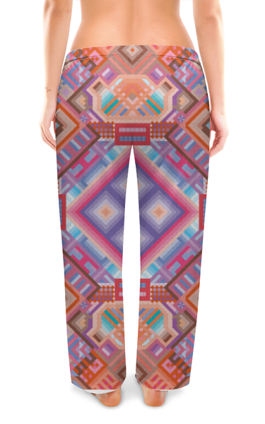 Заказать пижаму в Москве. Женские пижамные штаны  с абстрактным рисунком от Vadim Koval - готовые дизайны и нанесение принтов.