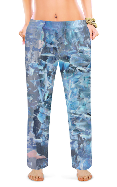 Заказать пижаму в Москве. Женские пижамные штаны  frozen от mimiart  - готовые дизайны и нанесение принтов.