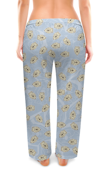 Заказать пижаму в Москве. Женские пижамные штаны Собачки от valezar - готовые дизайны и нанесение принтов.