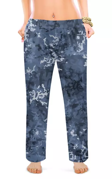 Заказать пижаму в Москве. Женские пижамные штаны Камуфляж от oneredfoxstore@gmail.com - готовые дизайны и нанесение принтов.