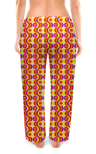 Заказать пижаму в Москве. Женские пижамные штаны Волны от valezar - готовые дизайны и нанесение принтов.