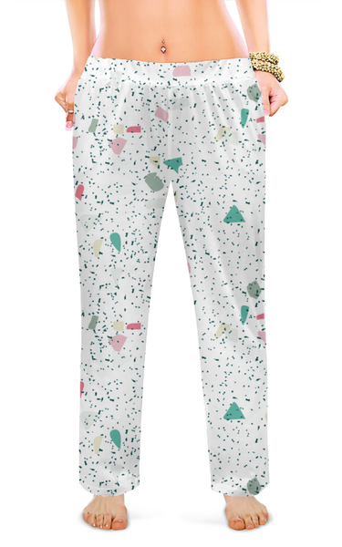 Заказать пижаму в Москве. Женские пижамные штаны Молочные реки от anomalica - готовые дизайны и нанесение принтов.