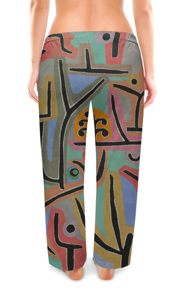 Заказать пижаму в Москве. Женские пижамные штаны Парк возле Лю (Пауль Клее) от trend - готовые дизайны и нанесение принтов.