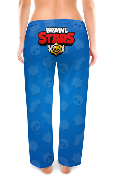 Заказать пижаму в Москве. Женские пижамные штаны BRAWL STARS LEON от geekbox - готовые дизайны и нанесение принтов.