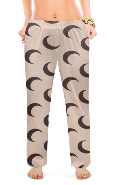 Заказать пижаму в Москве. Женские пижамные штаны Штаны "Moon print" от Re  Tyan - готовые дизайны и нанесение принтов.