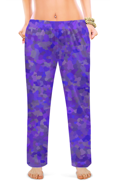 Заказать пижаму в Москве. Женские пижамные штаны Glowing purple от mistral3000@mail.ru - готовые дизайны и нанесение принтов.