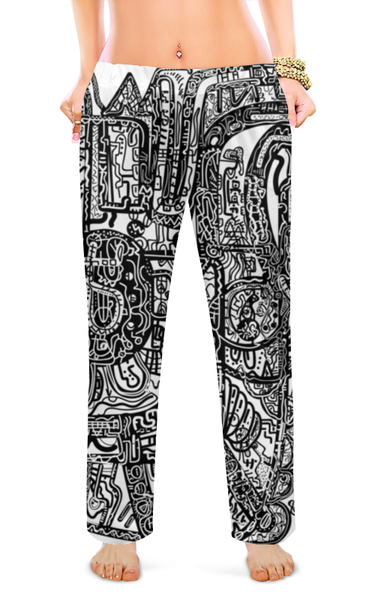 Заказать пижаму в Москве. Женские пижамные штаны Без названия от Vadim Koval - готовые дизайны и нанесение принтов.